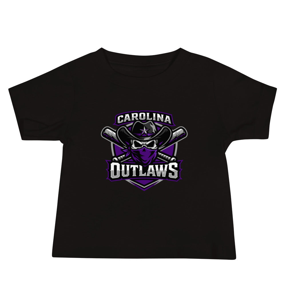 Performance | Baby T-Shirt | Carolina Outlaws Baseball | Shield Logo