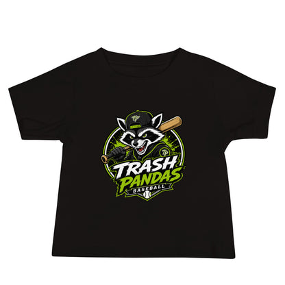 Performance | Baby T-Shirt | Trash Pandas Baseball Organization | Mascot Logo