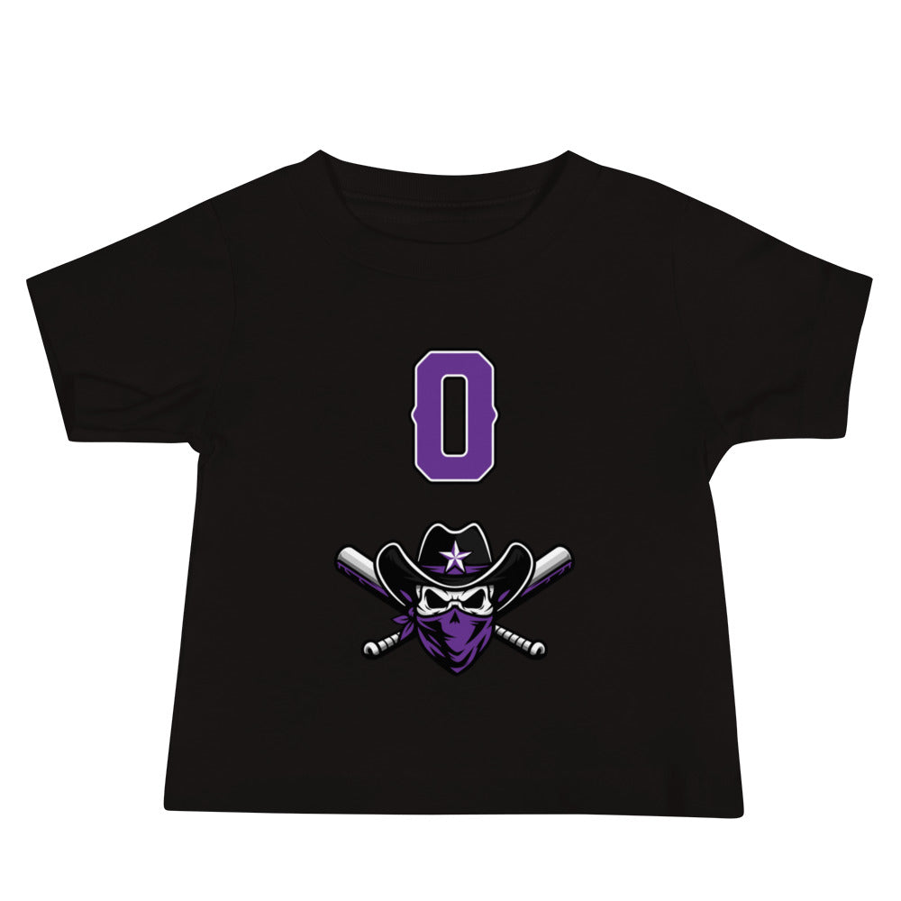 Performance | Baby T-Shirt | Carolina Outlaws Baseball | Purple Renegades Logo
