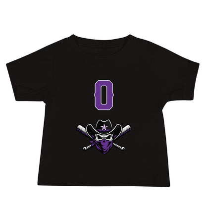 Performance | Baby T-Shirt | Carolina Outlaws Baseball | Purple Renegades Logo