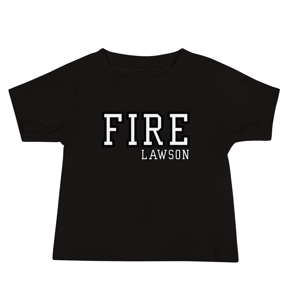 Performance | Baby T-Shirt | Lawson Fire Department | Script Logo