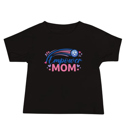 Performance | Baby T-Shirt | Empower Volleyball Club | Mom Crest Logo