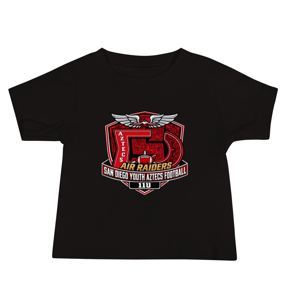 Performance | Baby T-Shirt | San Diego Youth Aztecs Football 11u Air Raiders | Shield Logo