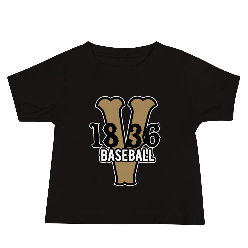 Performance | Baby T-Shirt | 1836 Volunteers Baseball | Crest Logo