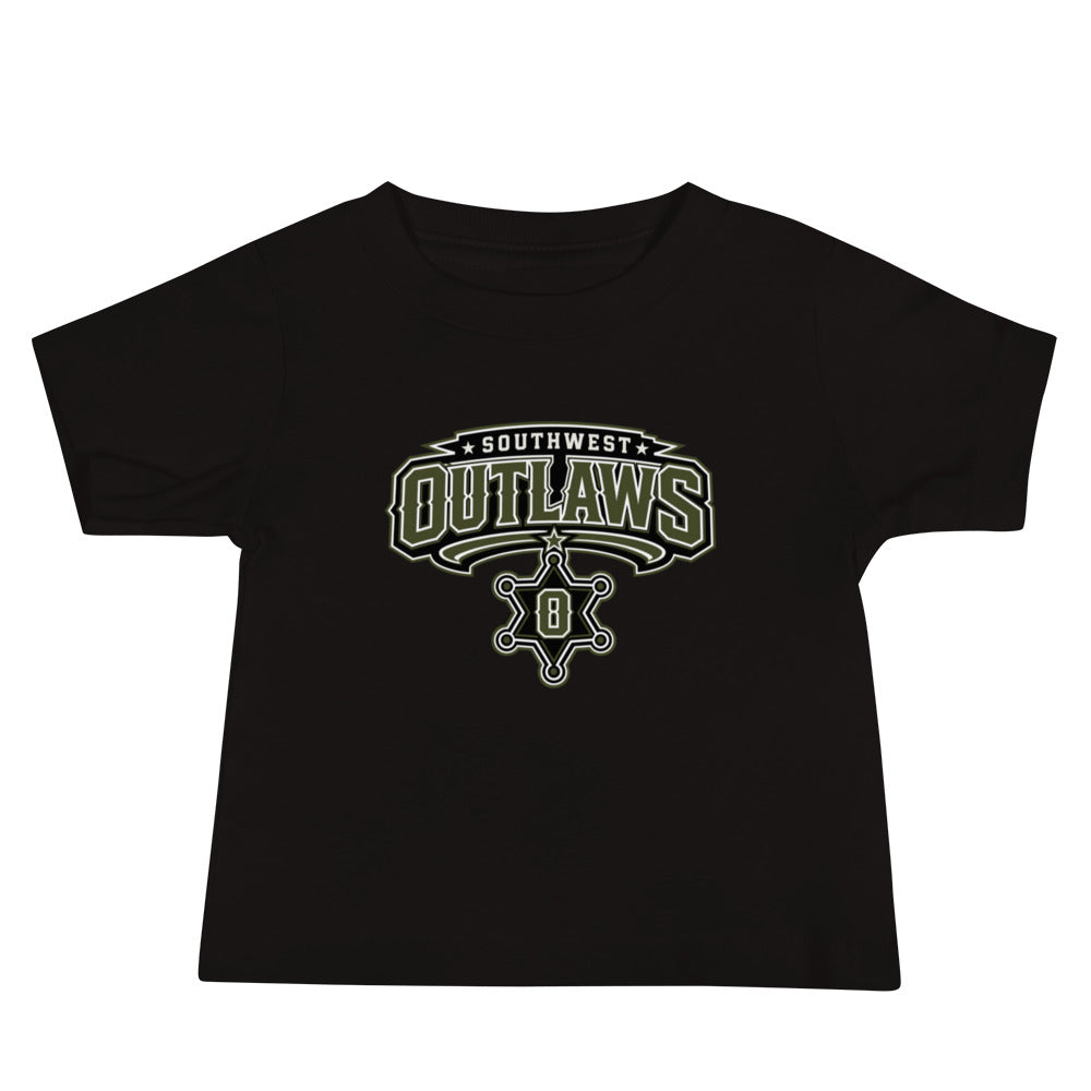 Performance | Baby T-Shirt | Southwest Outlaws | Frontier Athletics Logo