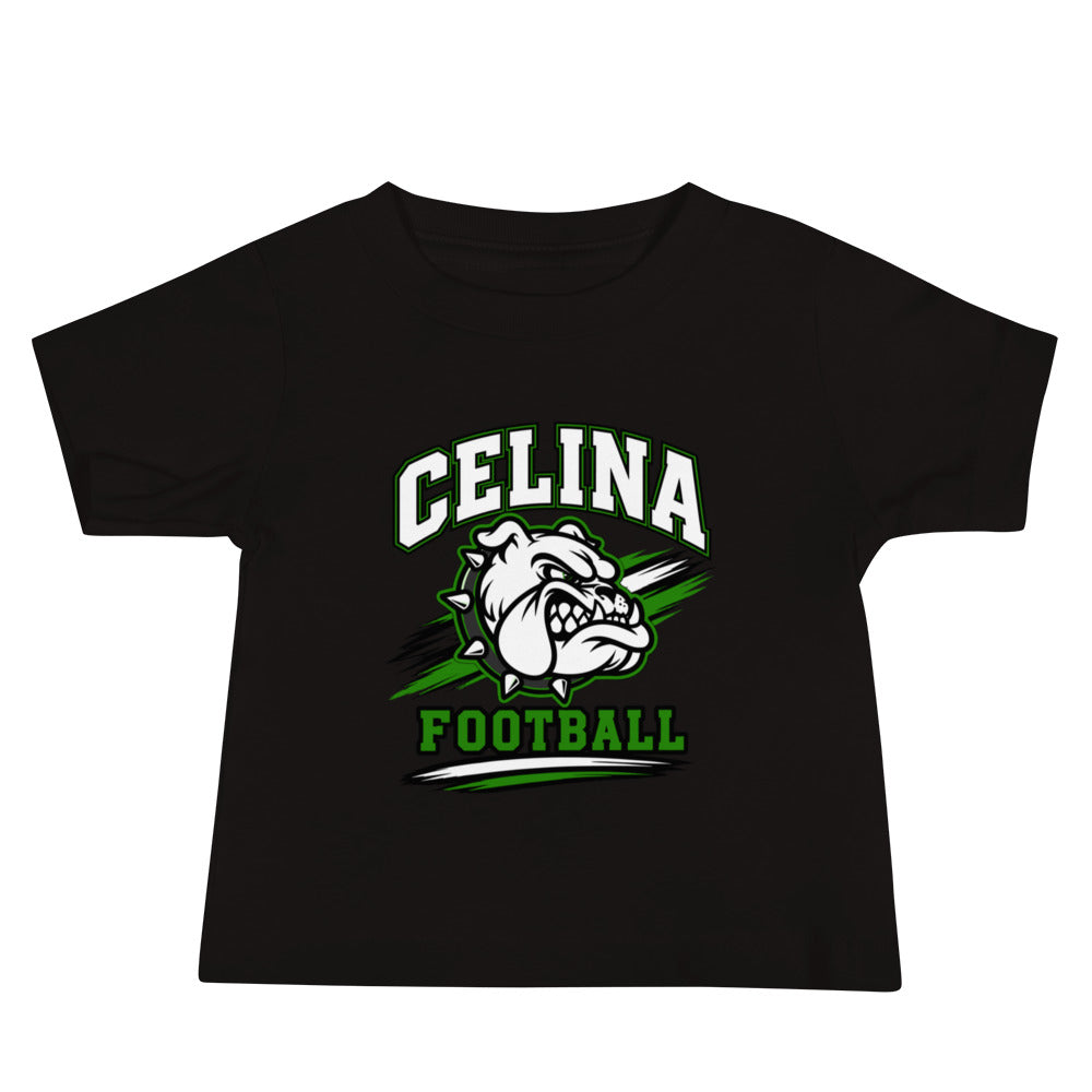 Performance | Baby T-Shirt | Celina Black Football | Emblem Logo