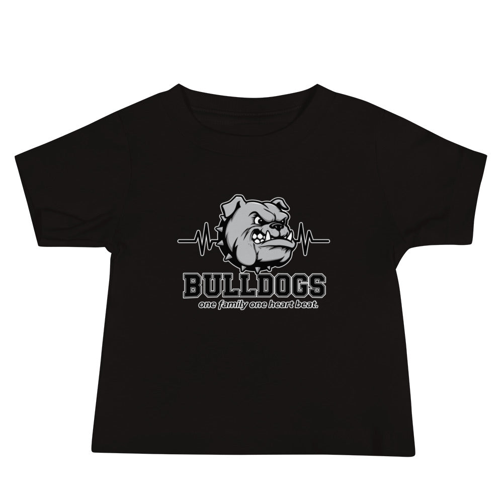 Performance | Baby T-Shirt | Celina Recreational Football Black | Bulldogs Crest Logo