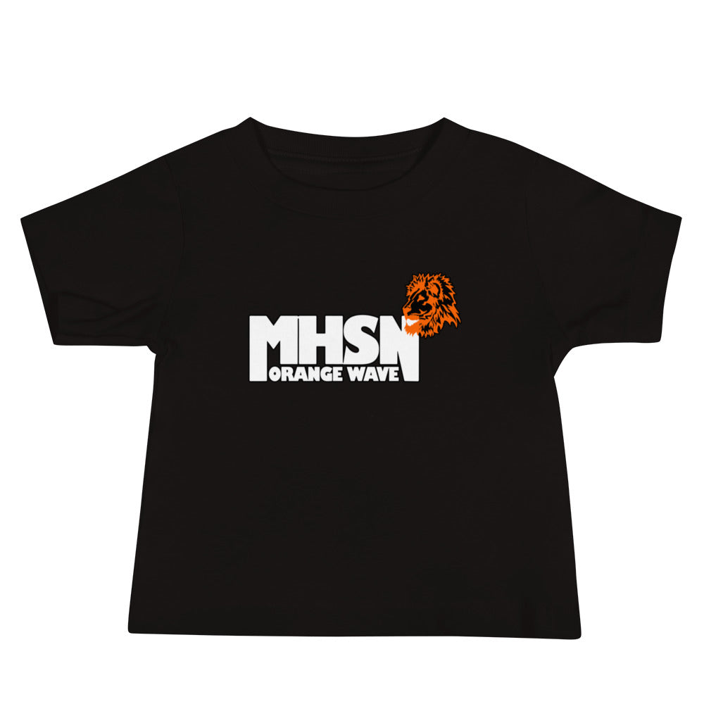 Performance | Baby T-Shirt | Orange Wave Marching Band | Crest Logo