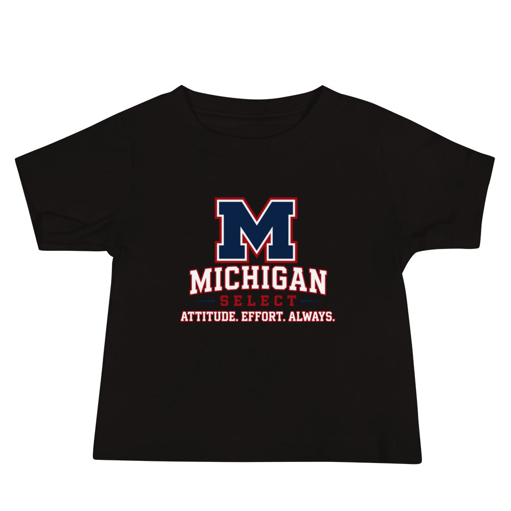 Performance | Baby T-Shirt | Michigan Select Baseball | Crest Logo