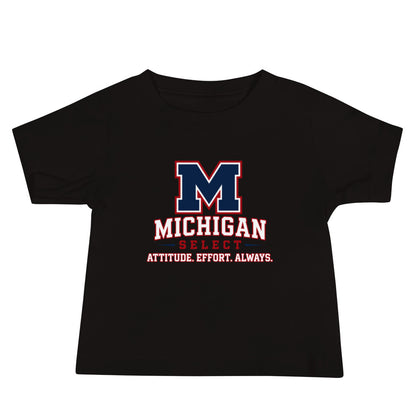 Performance | Baby T-Shirt | Michigan Select Baseball | Crest Logo
