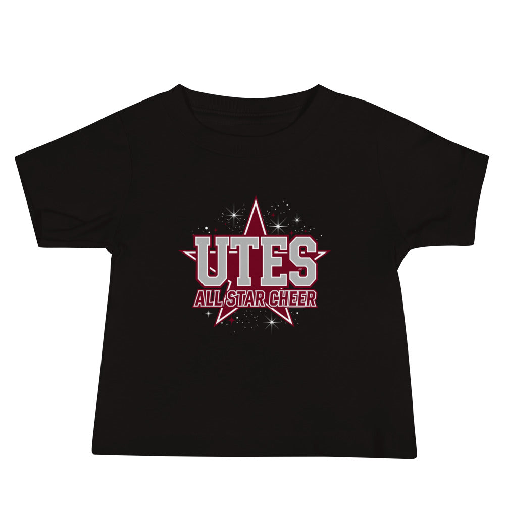 Performance | Baby T-Shirt | Utes Allstar Cheer | Crest Logo