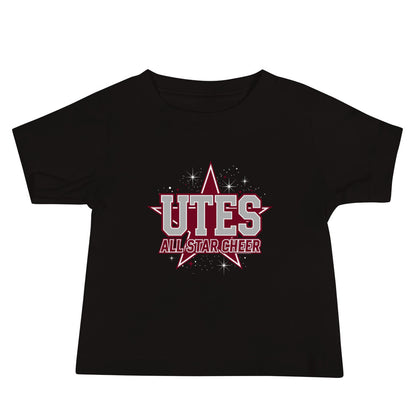 Performance | Baby T-Shirt | Utes Allstar Cheer | Crest Logo