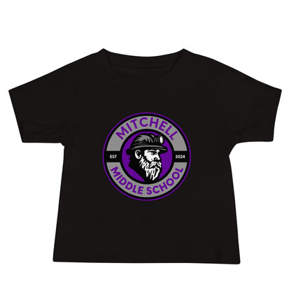Performance | Baby T-Shirt | Mitchell Middle School Softball | Badge Logo