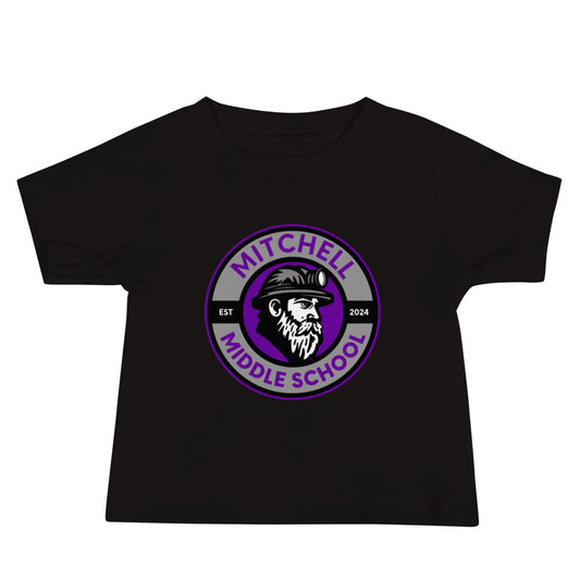 Performance | Baby T-Shirt | Mitchell Middle School Softball | Badge Logo