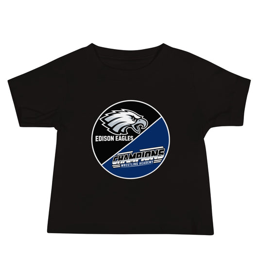 Performance | Baby T-Shirt | Edison Eagles/CWA Wrestling | Badge Logo
