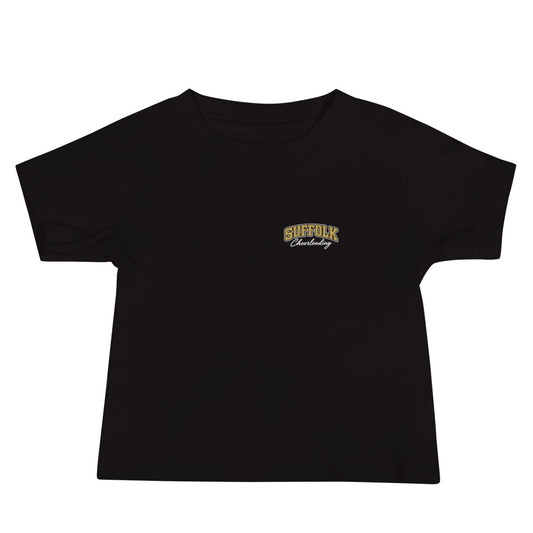 Performance | Baby T-Shirt | Suffolk University Cheerleading | Valor Logo