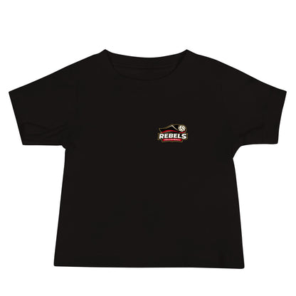 Performance | Baby T-Shirt | Rebels Volleyball Club | Crest Logo