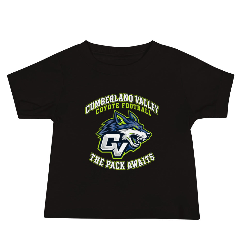 Performance | Baby T-Shirt | Cumberland Valley Coyotes Football | Emblem Logo