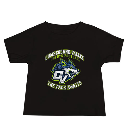 Performance | Baby T-Shirt | Cumberland Valley Coyotes Football | Emblem Logo
