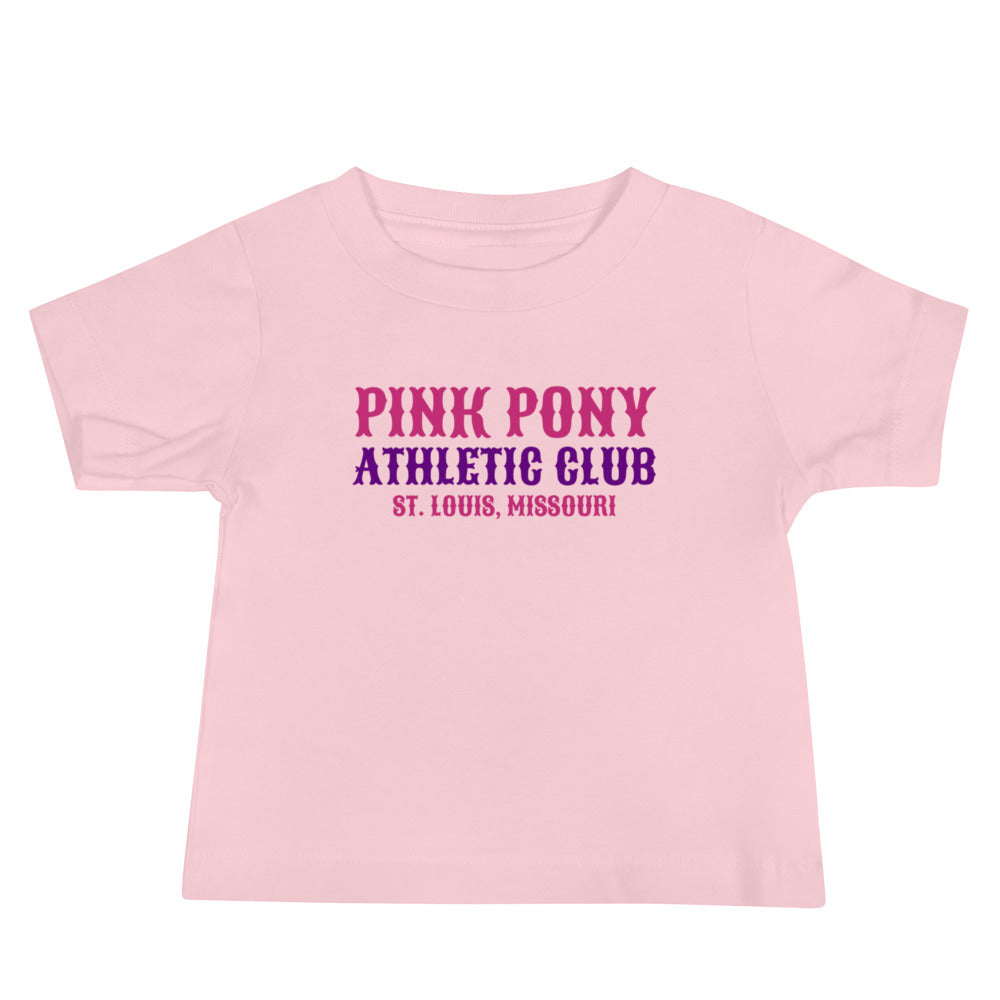 Performance | Baby T-Shirt | Pink Pony Athletic Club | Athletic Wordmark Logo