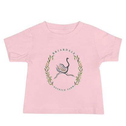 Performance | Baby T-Shirt | Briardale Ostrich Farm | Crest Logo