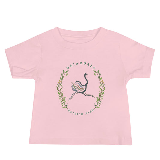 Performance | Baby T-Shirt | Briardale Ostrich Farm | Crest Logo
