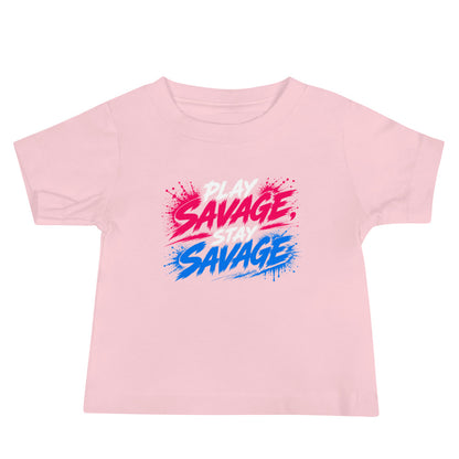 Performance | Baby T-Shirt | Savage Softball | Play Stay Logo