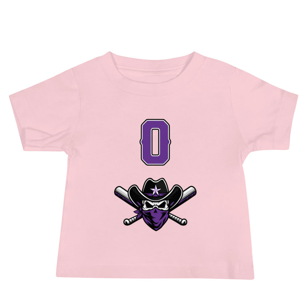 Performance | Baby T-Shirt | Carolina Outlaws Baseball | Purple Renegades Logo