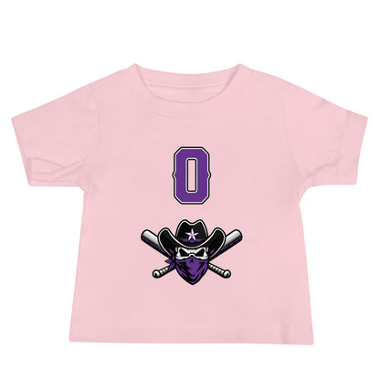 Performance | Baby T-Shirt | Carolina Outlaws Baseball | Purple Renegades Logo