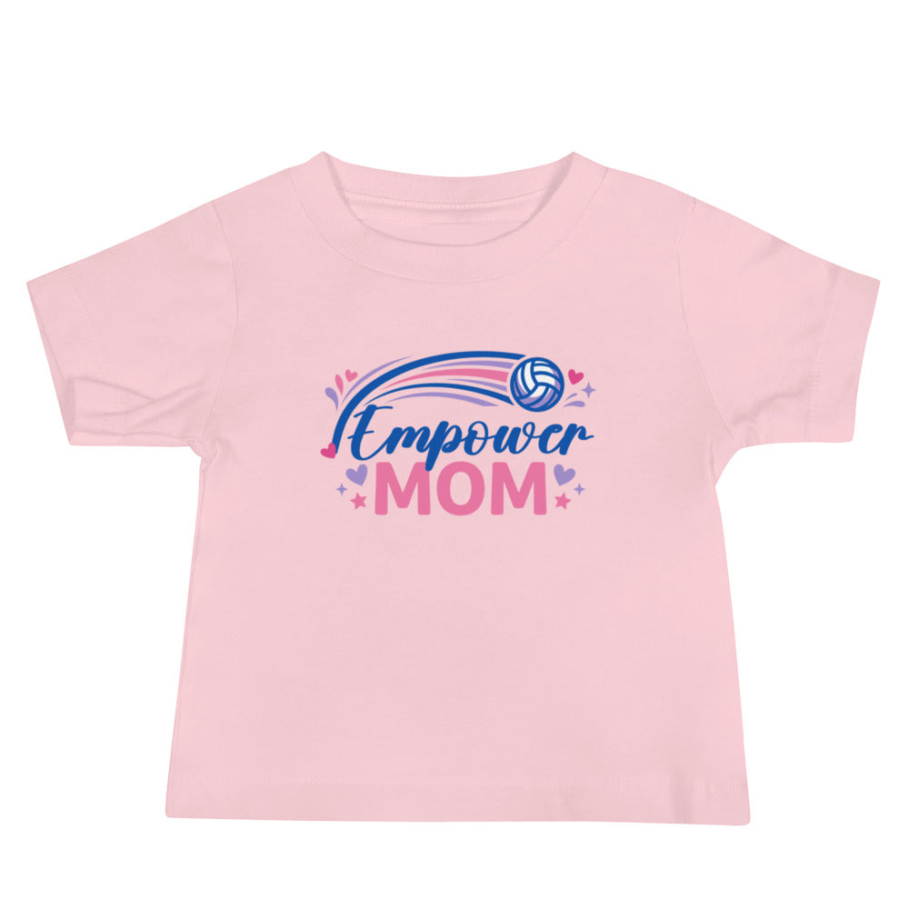Performance | Baby T-Shirt | Empower Volleyball Club | Mom Crest Logo