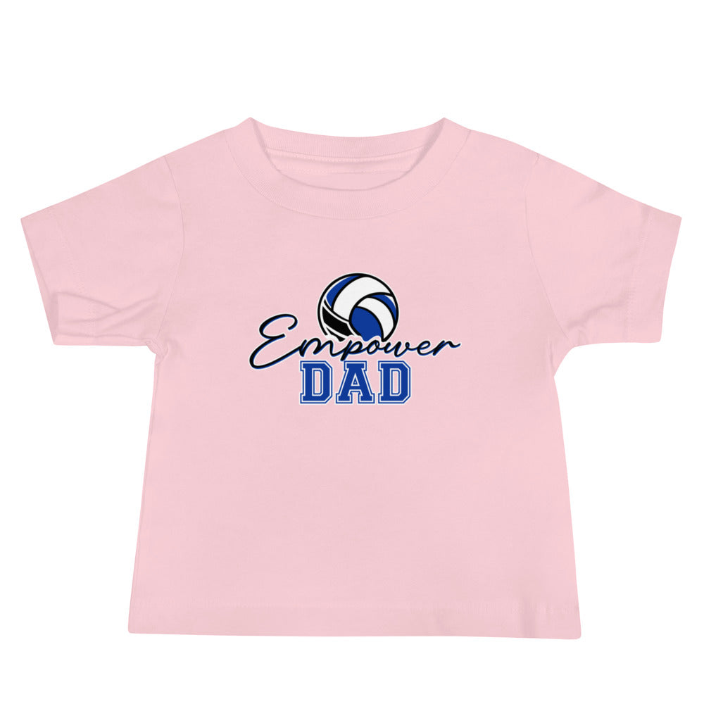Performance | Baby T-Shirt | Empower Volleyball Club | Dad Crest Logo