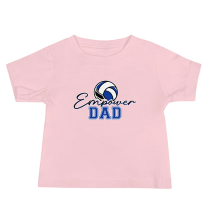 Performance | Baby T-Shirt | Empower Volleyball Club | Dad Crest Logo