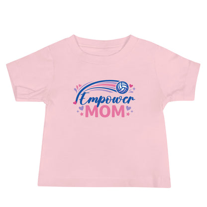 Performance | Baby T-Shirt | Empower Volleyball Club | Mom Crest Logo