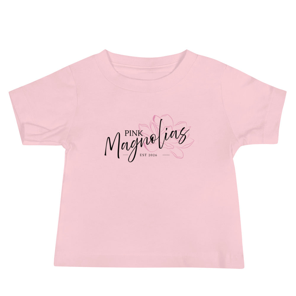 Performance | Baby T-Shirt | Pink Magnolias Dance | Lettermark Logo