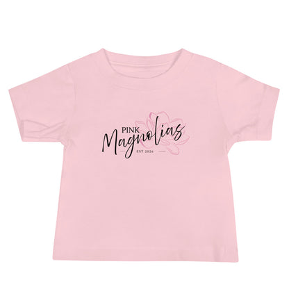 Performance | Baby T-Shirt | Pink Magnolias Dance | Lettermark Logo