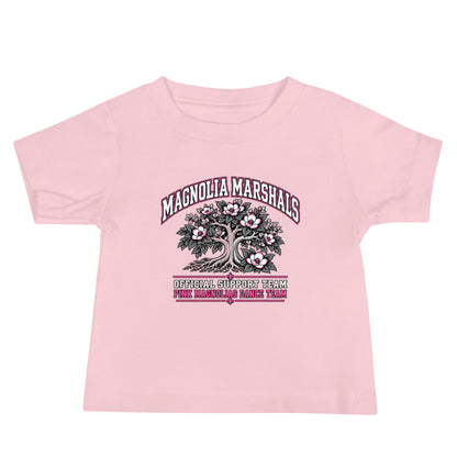 Performance | Baby T-Shirt | Pink Magnolias Dance | Crest Logo
