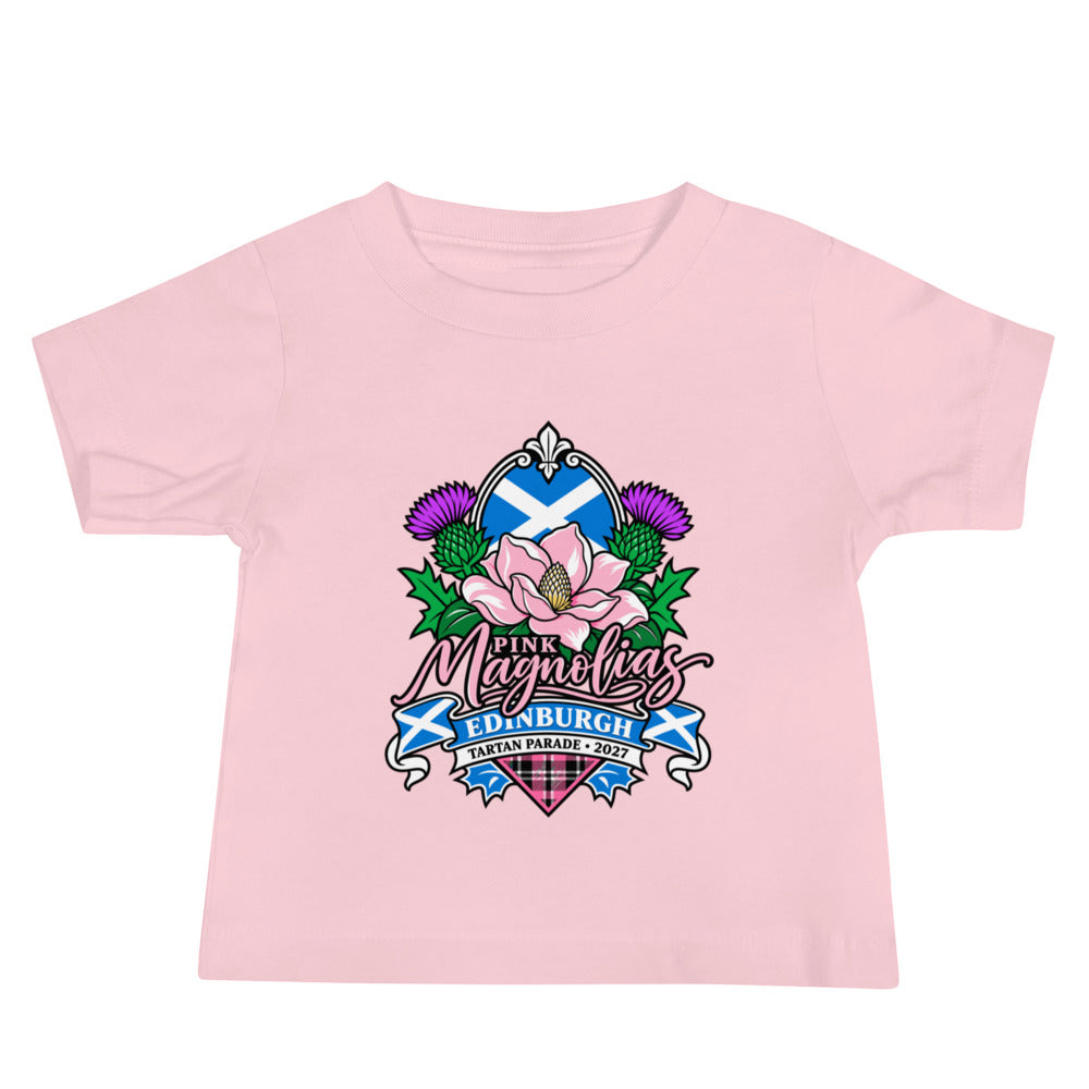 Performance | Baby T-Shirt | Pink Magnolias Dance | Valor Logo