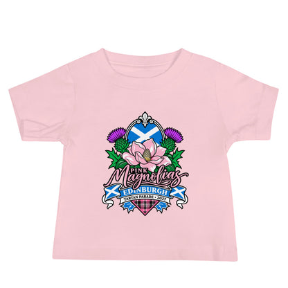 Performance | Baby T-Shirt | Pink Magnolias Dance | Valor Logo
