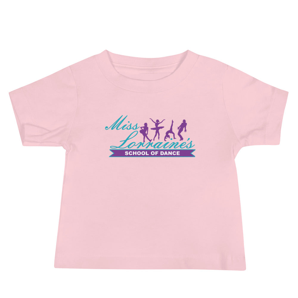 Performance | Baby T-Shirt | Miss Lorraine’s School of Dance | Crest Logo