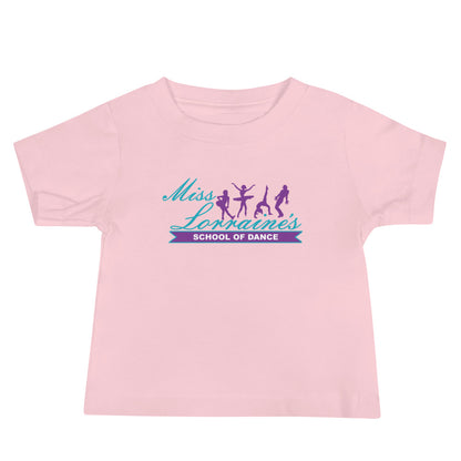 Performance | Baby T-Shirt | Miss Lorraine’s School of Dance | Crest Logo