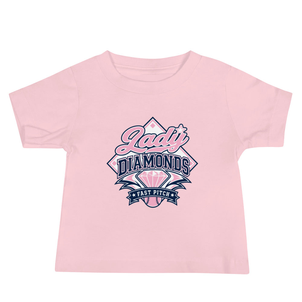 Performance | Baby T-Shirt | Lady Diamonds | Emblem Logo