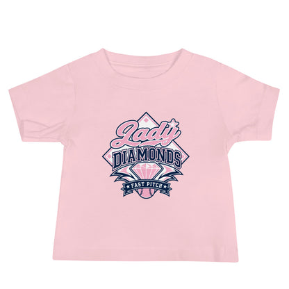 Performance | Baby T-Shirt | Lady Diamonds | Emblem Logo