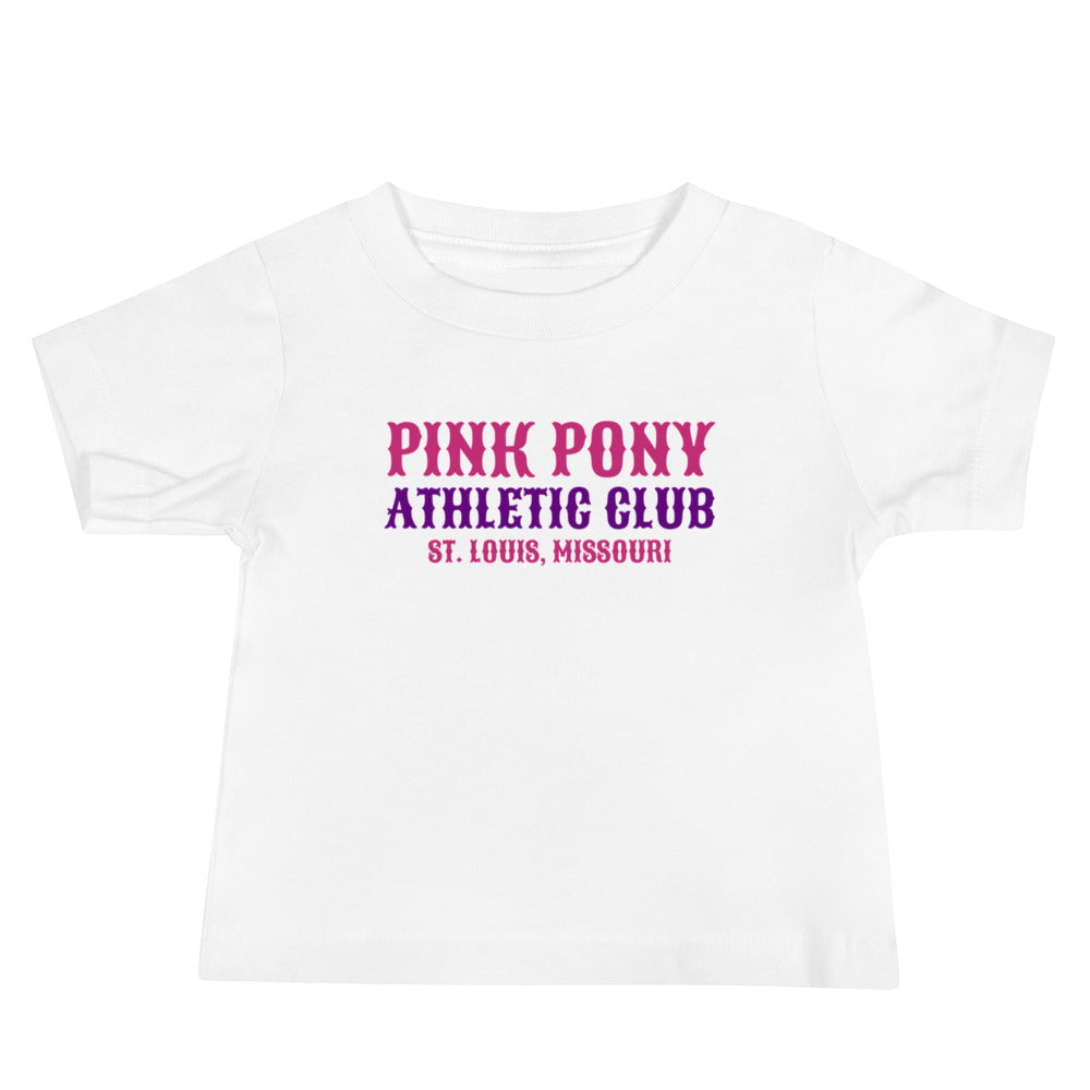 Performance | Baby T-Shirt | Pink Pony Athletic Club | Athletic Wordmark Logo