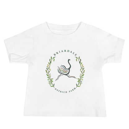 Performance | Baby T-Shirt | Briardale Ostrich Farm | Crest Logo