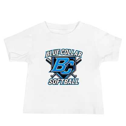 Performance | Baby T-Shirt | Blue Collar Softball 2034 | Shield Logo