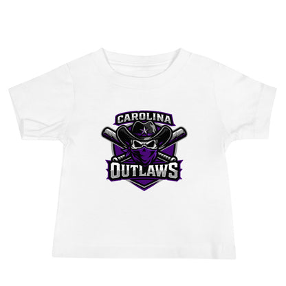 Performance | Baby T-Shirt | Carolina Outlaws Baseball | Shield Logo