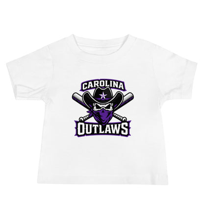 Performance | Baby T-Shirt | Carolina Outlaws Baseball | Crest Logo