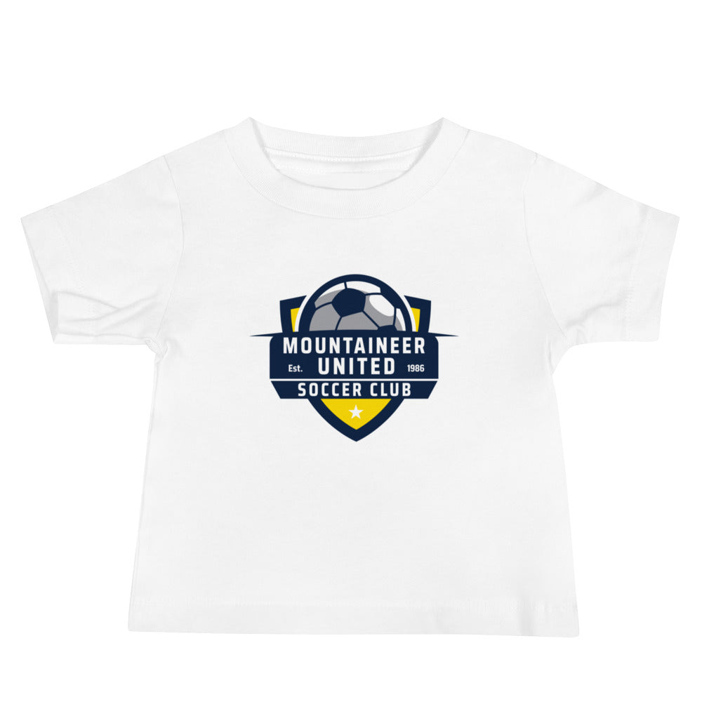 Performance | Baby T-Shirt | Mountaineer United Soccer Club | Alpine Crest Logo