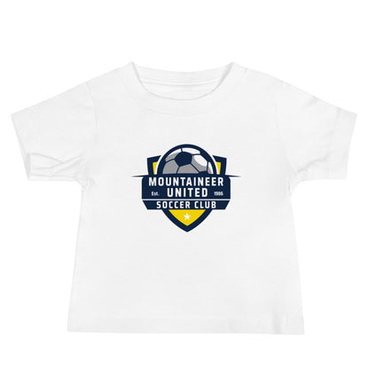 Performance | Baby T-Shirt | Mountaineer United Soccer Club | Alpine Crest Logo