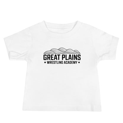 Performance | Baby T-Shirt | Great Plains Wrestling Academy | Crest Logo